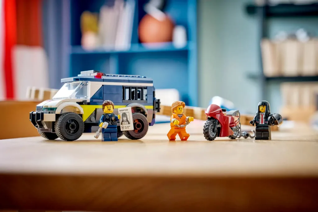 LEGO City 60479 Policajná dodávka na prevoz väzňov
