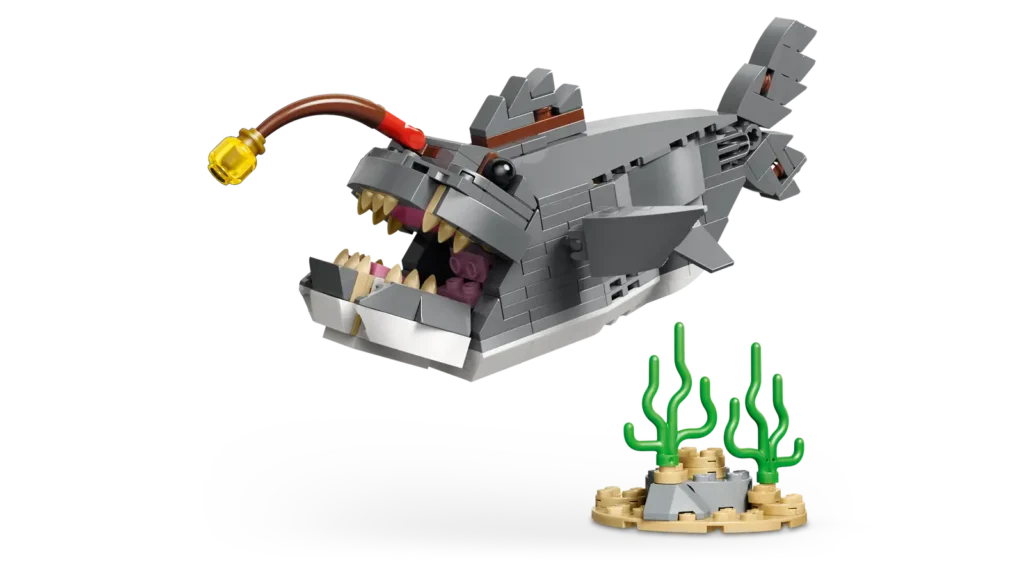 LEGO Creator 3v1 31381 Divoký žralok a truhlica s pokladom