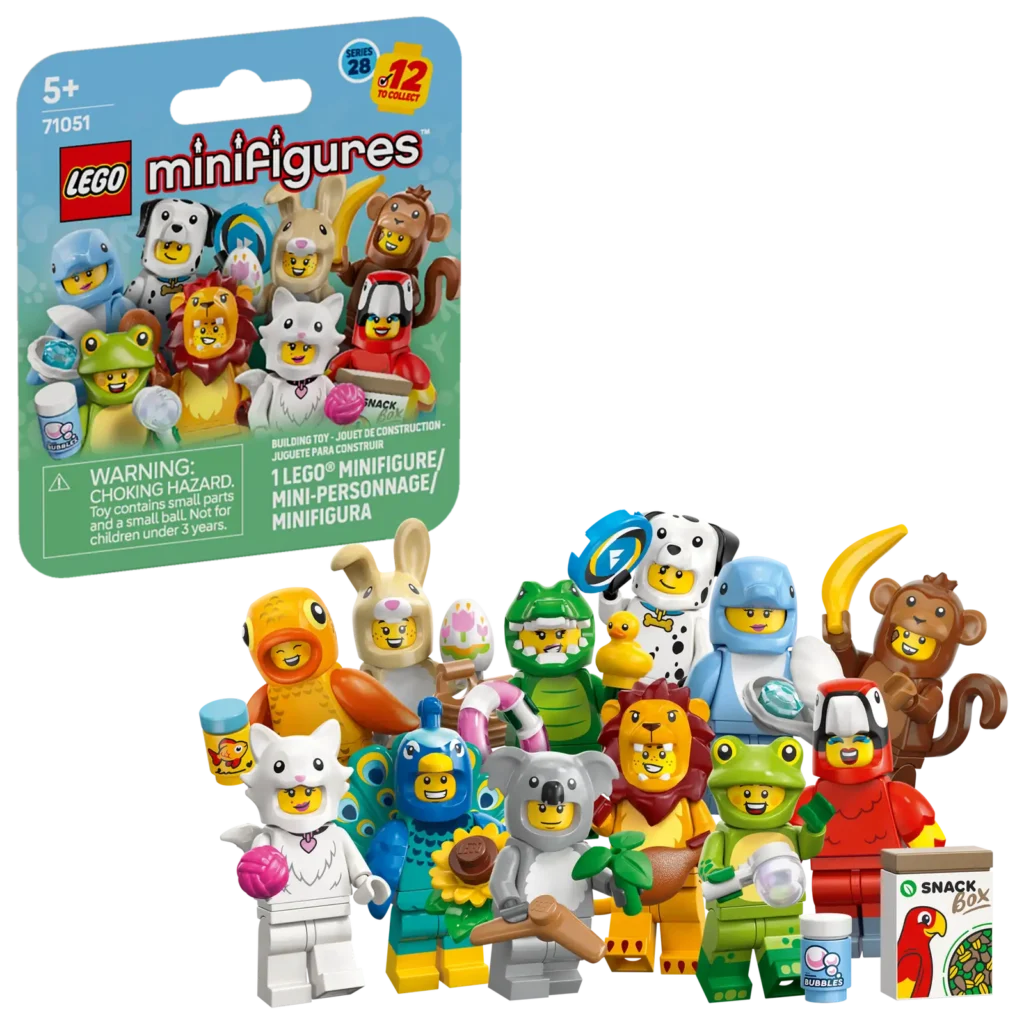 LEGO Zberateľské minifigúrky 71051 28. séria – zvieratá