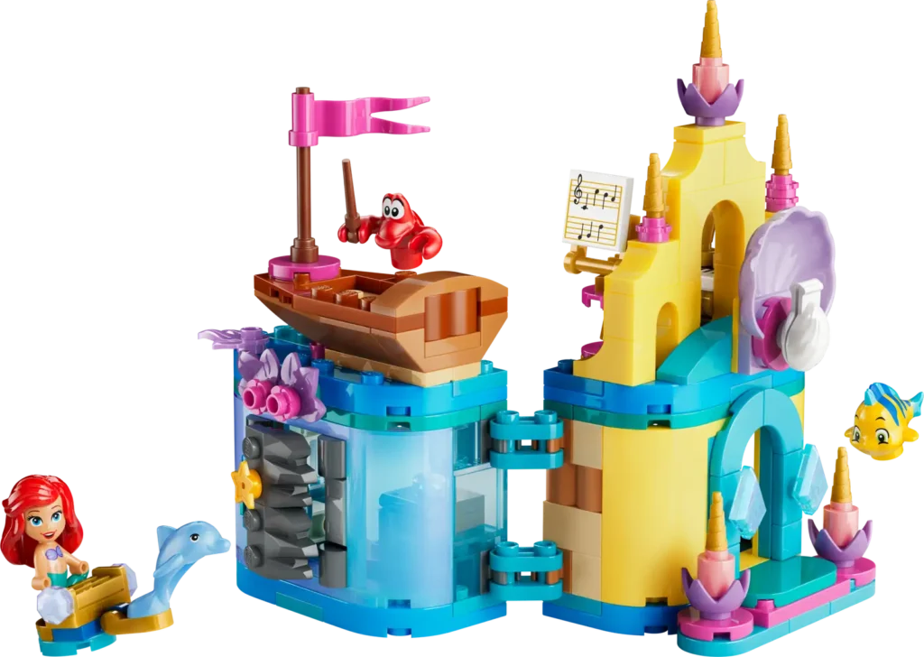 LEGO Disney 43285 Ariel a jej kúzelný miniatúrny palác