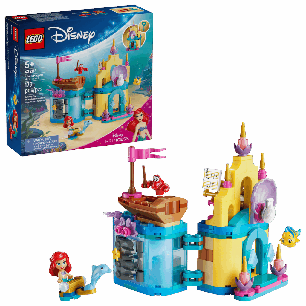 LEGO Disney 43285 Ariel a jej kúzelný miniatúrny palác