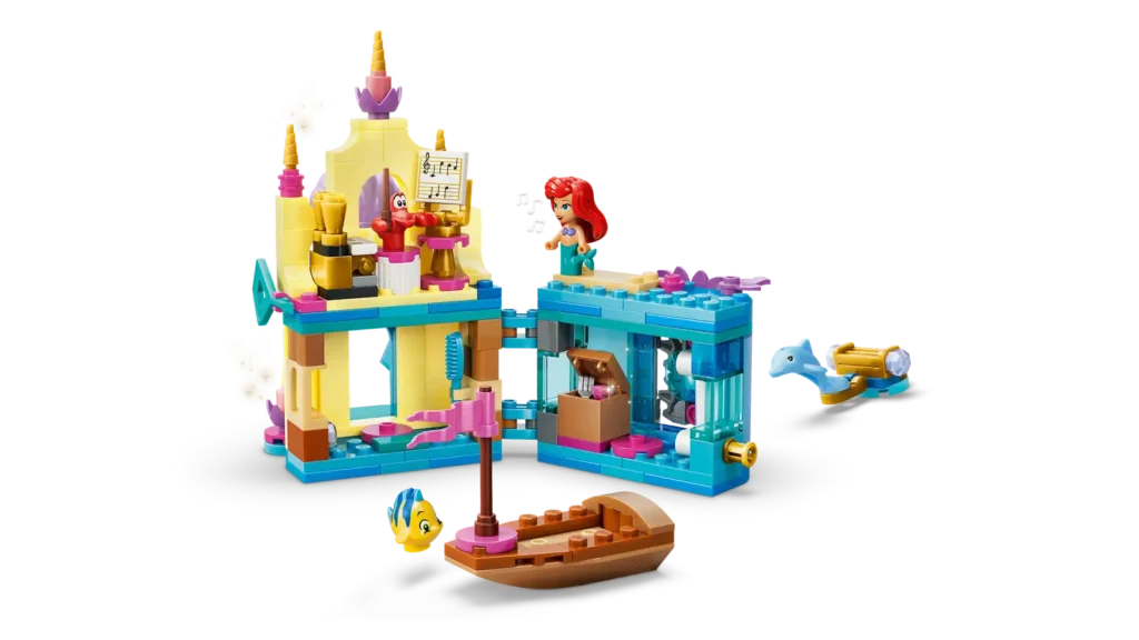 LEGO Disney 43285 Ariel a jej kúzelný miniatúrny palác
