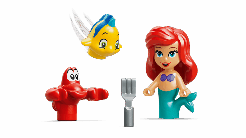 LEGO Disney 43285 Ariel a jej kúzelný miniatúrny palác