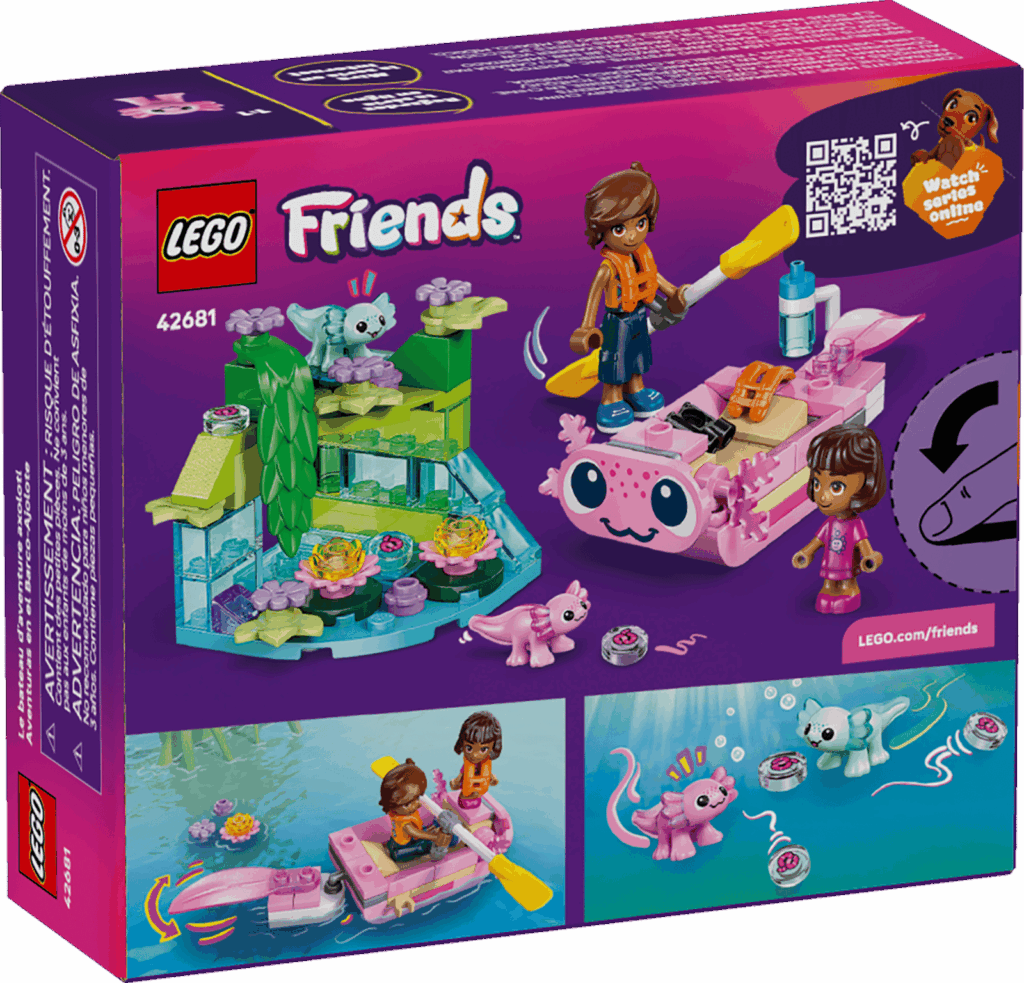 LEGO Friends 42681 Dobrodružný čln s axolotlami