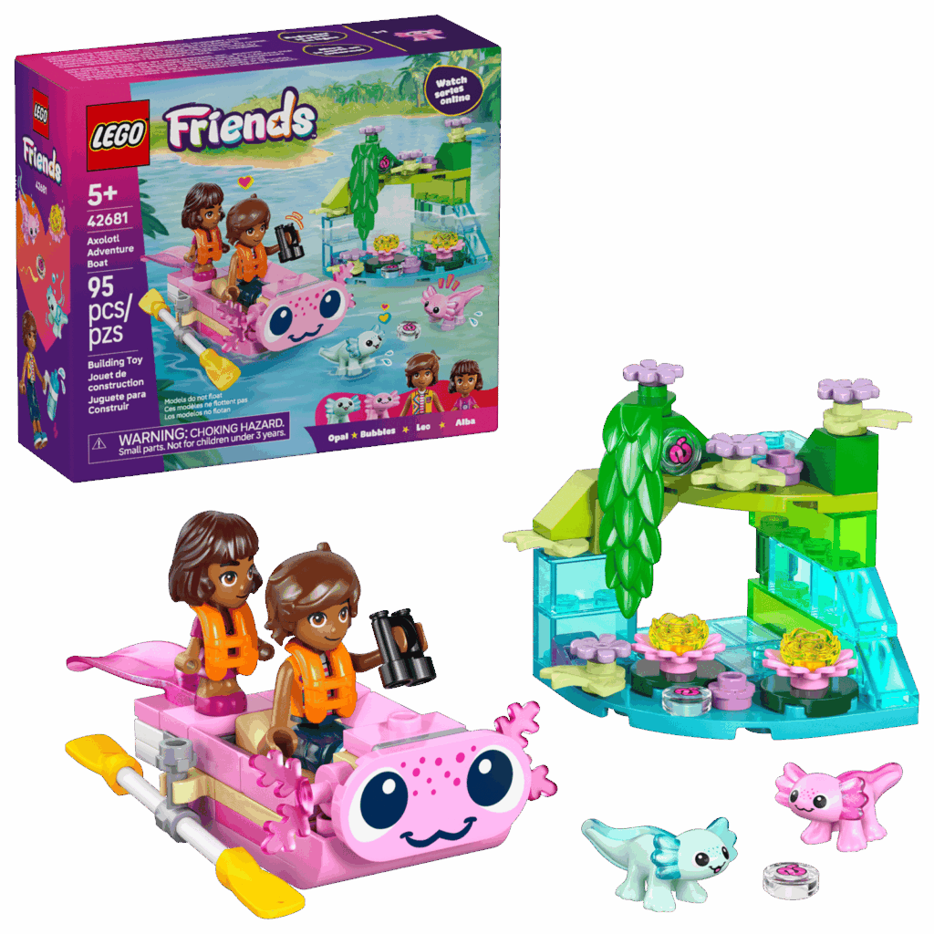 LEGO Friends 42681 Dobrodružný čln s axolotlami