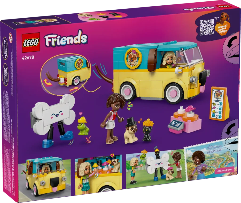 LEGO Friends 42678 Dodávka s doplnkami pre maznáčikov