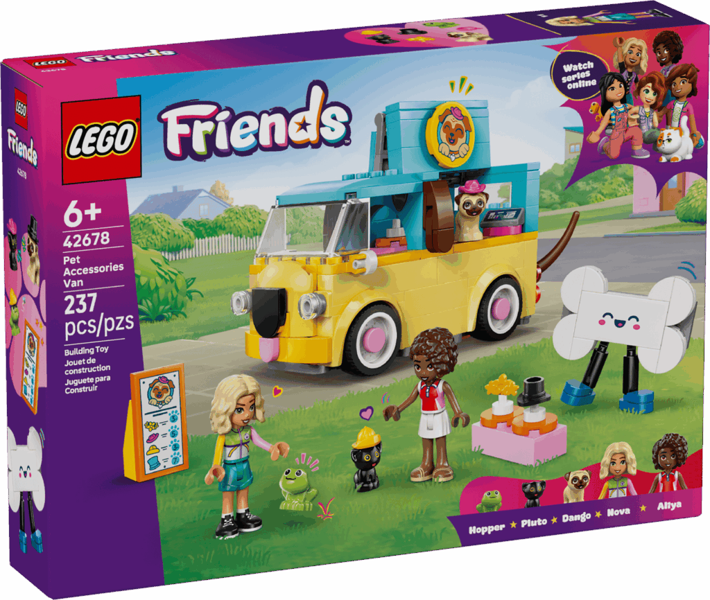 LEGO Friends 42678 Dodávka s doplnkami pre maznáčikov
