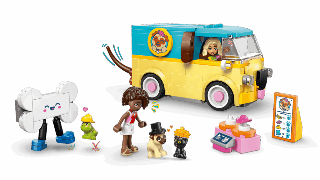 LEGO Friends 42678 Dodávka s doplnkami pre maznáčikov