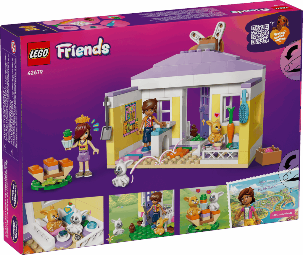 LEGO Friends 42679 Hotel pre zajačikov v mestečku Heartlake