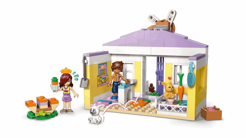 LEGO Friends 42679 Hotel pre zajačikov v mestečku Heartlake