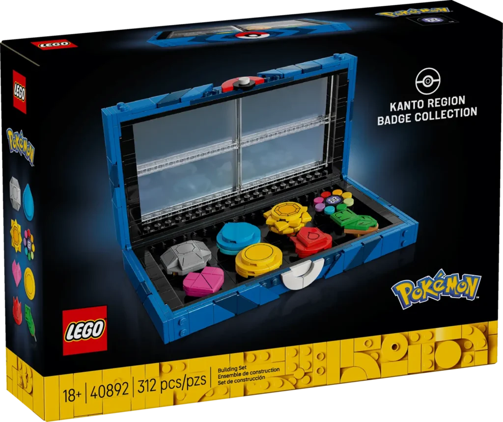 LEGO® Pokémon 40892 Zbierka odznakov regiónu Kanto