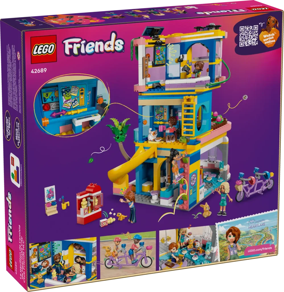 LEGO Friends 42689 Klubovňa kamarátov v mestečku Heartlake