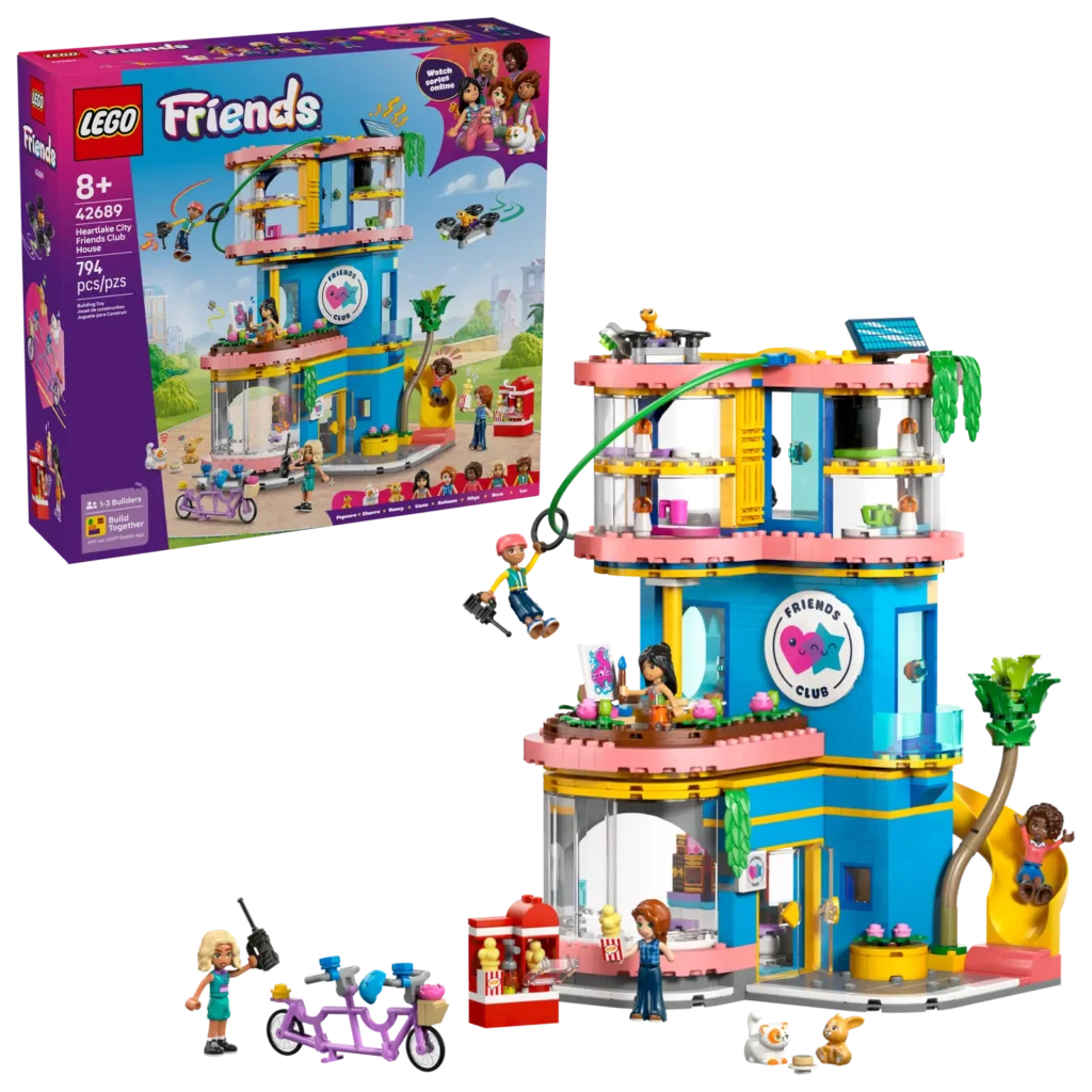 LEGO Friends 42689 Klubovňa kamarátov v mestečku Heartlake