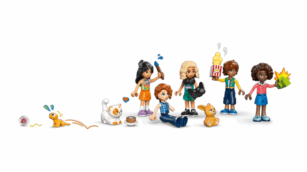 LEGO Friends 42689 Klubovňa kamarátov v mestečku Heartlake