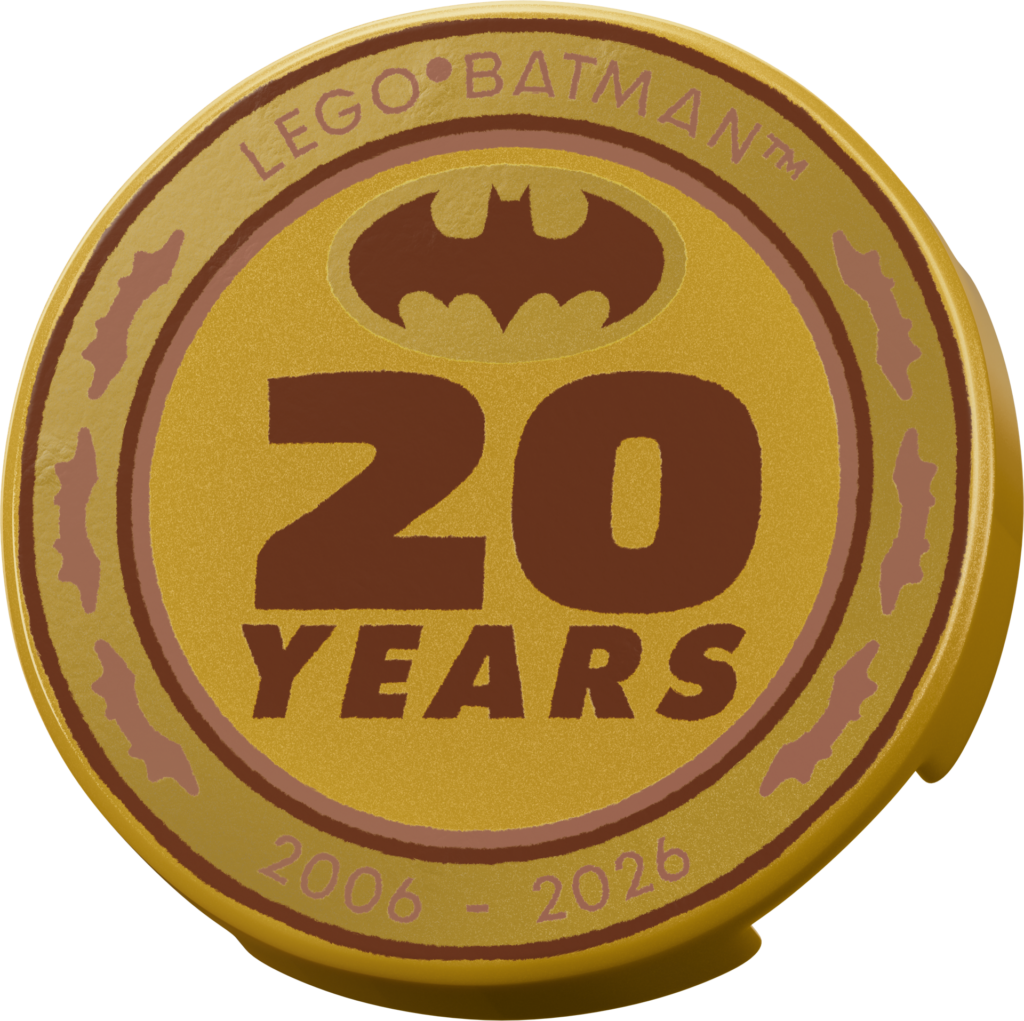 Potlačený dielik k 20-temu výročiu LEGO Batman