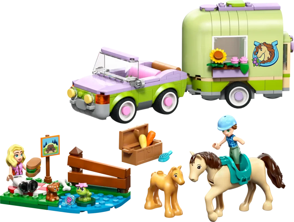 LEGO Friends 42695 Príves s koňom a žriebätkom