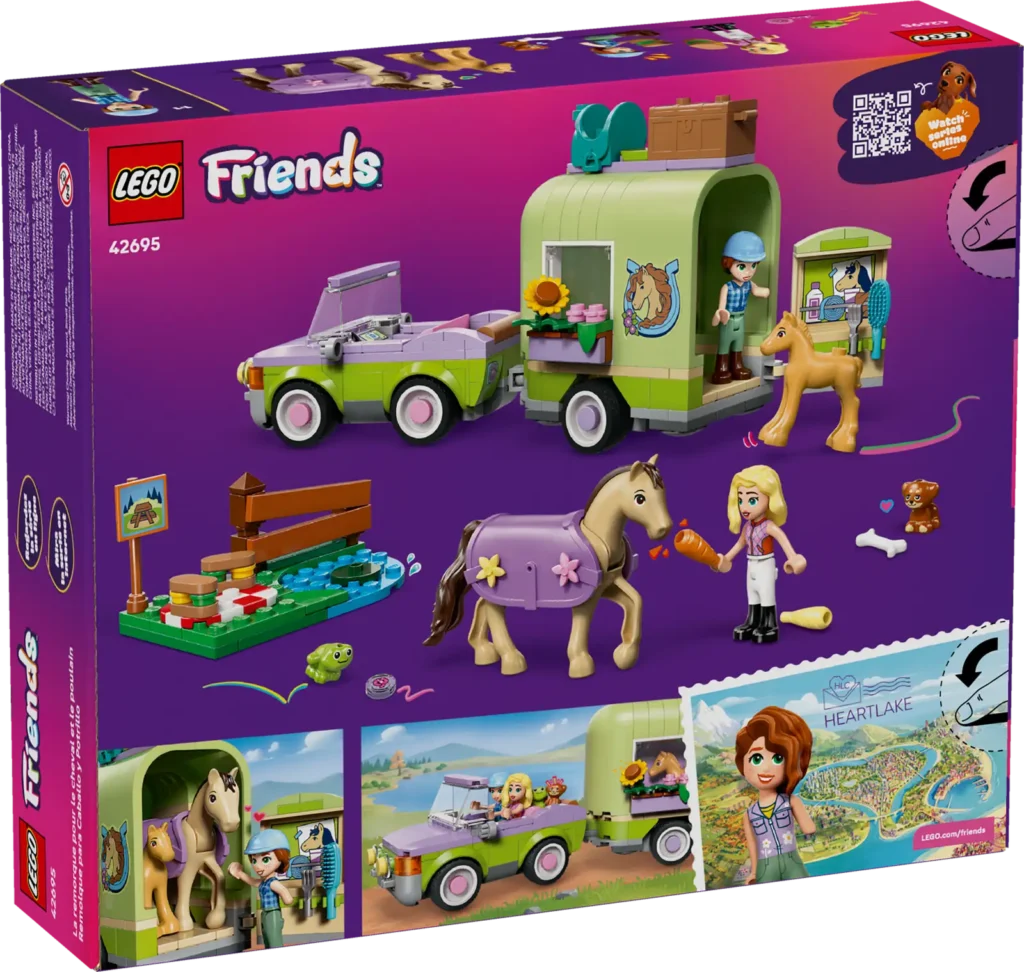 LEGO Friends 42695 Príves s koňom a žriebätkom