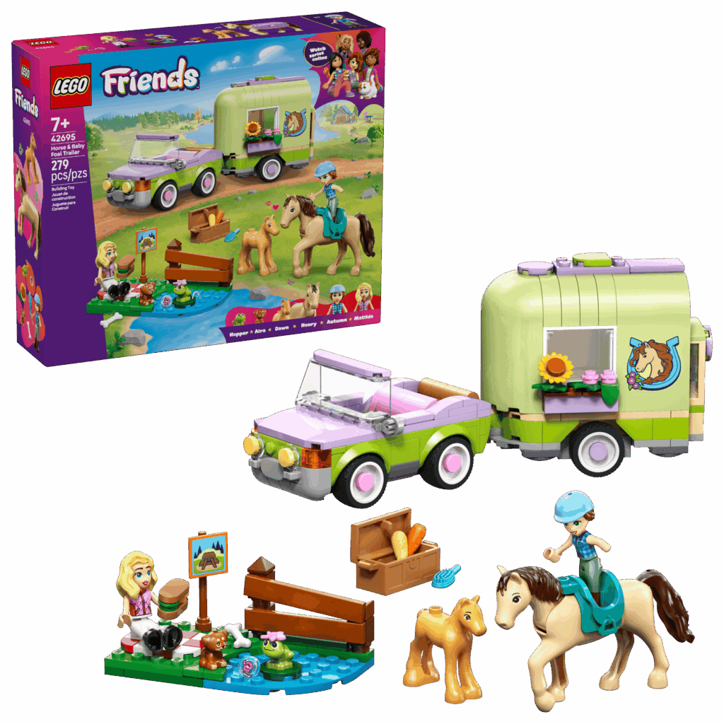 LEGO Friends 42695 Príves s koňom a žriebätkom
