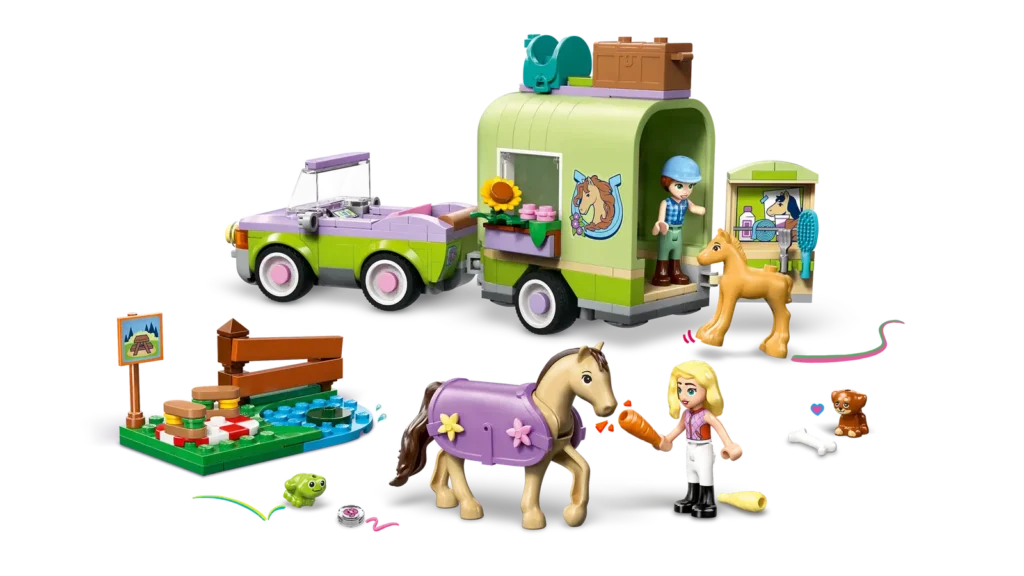 LEGO Friends 42695 Príves s koňom a žriebätkom