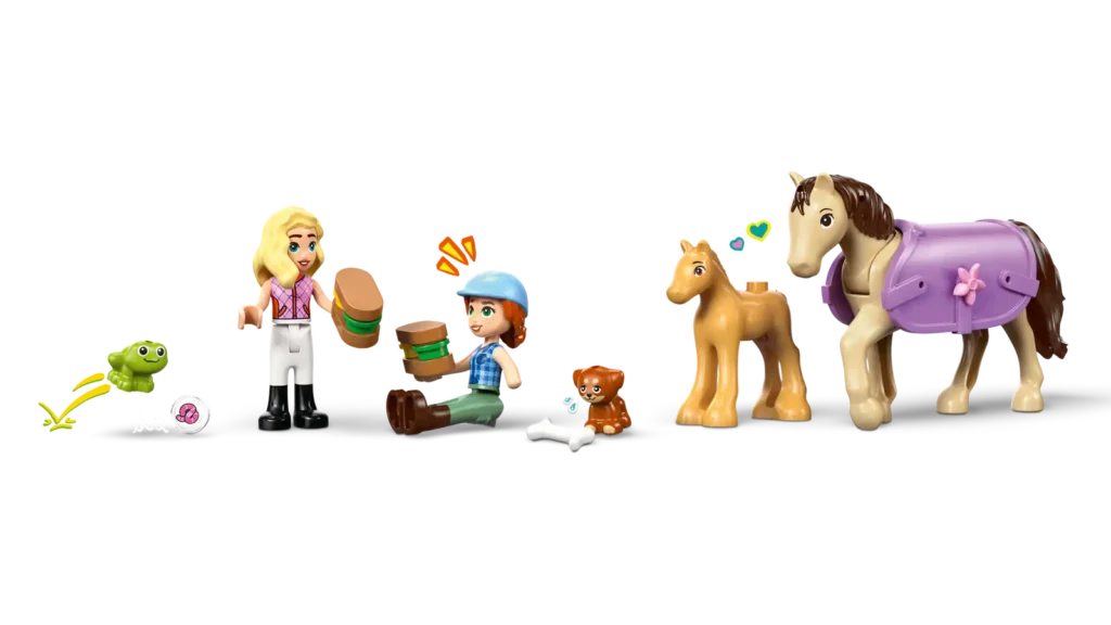 LEGO Friends 42695 Príves s koňom a žriebätkom