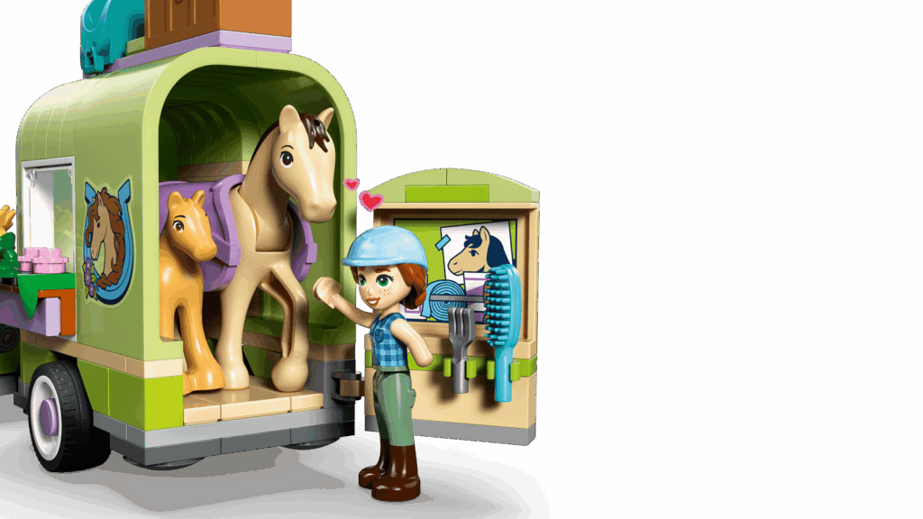 LEGO Friends 42695 Príves s koňom a žriebätkom