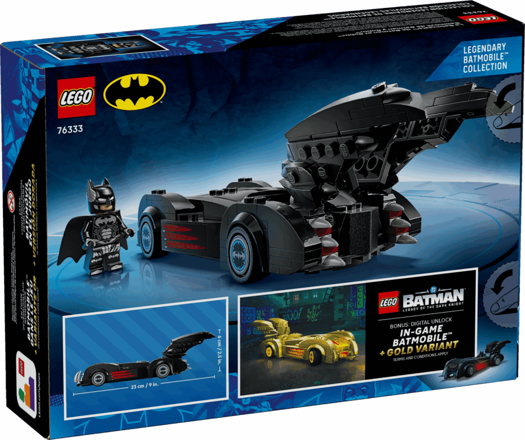 LEGO® Batman 76333 Batman a Robin Batmobil