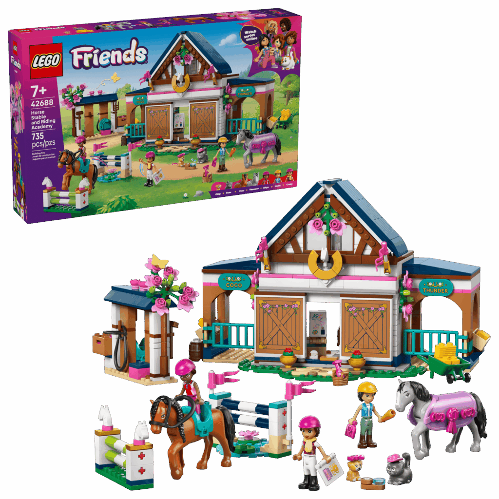 LEGO Friends 42688 Konská stajňa a jazdecká akadémia