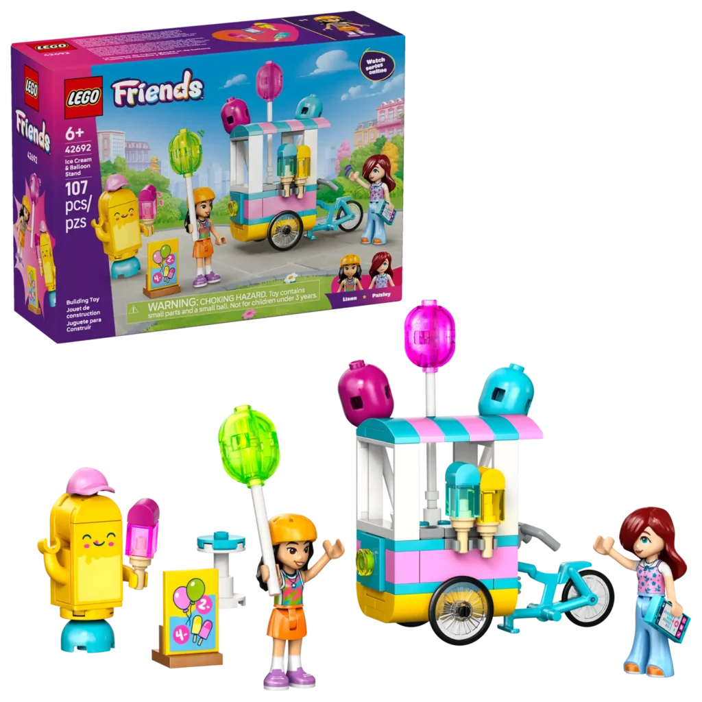 LEGO Friends 42692 Stánok so zmrzlinou a balónmi