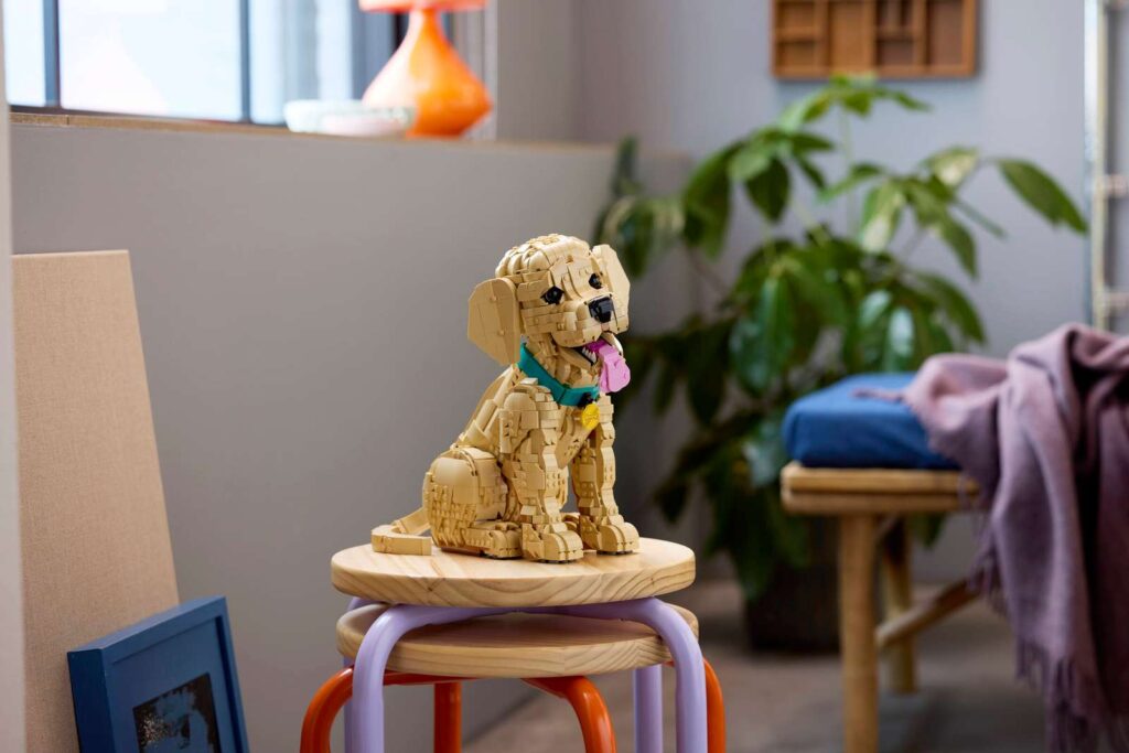 LEGO Icons 11384 Šteňa zlatého retrievera