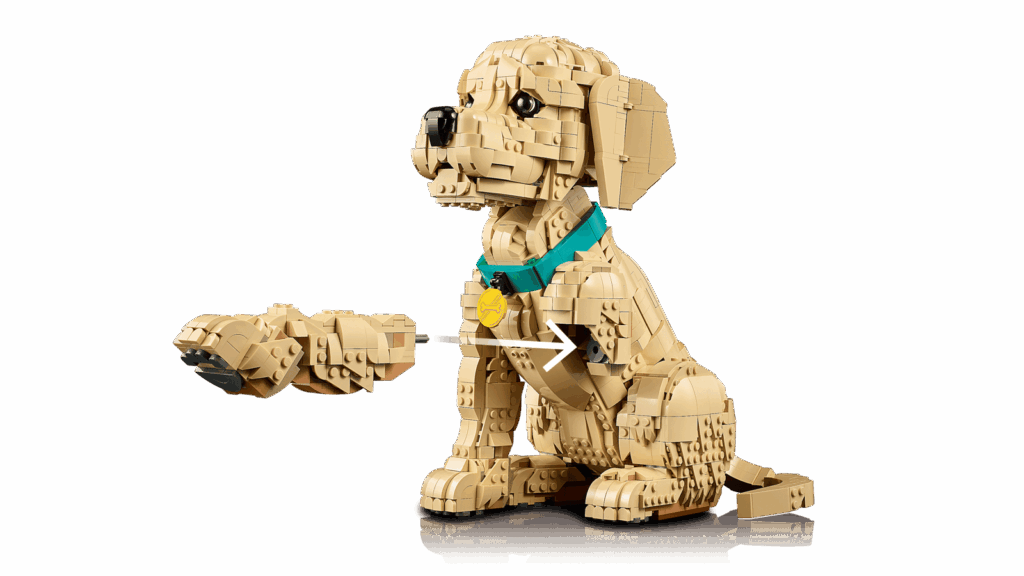 LEGO Icons 11384 Šteňa zlatého retrievera