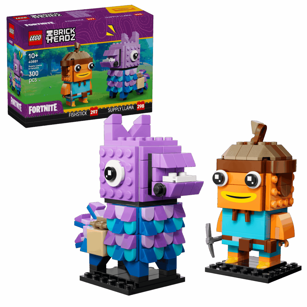 LEGO® BrickHeadz 40881 Figúrky: Supply Llama a Fishstick