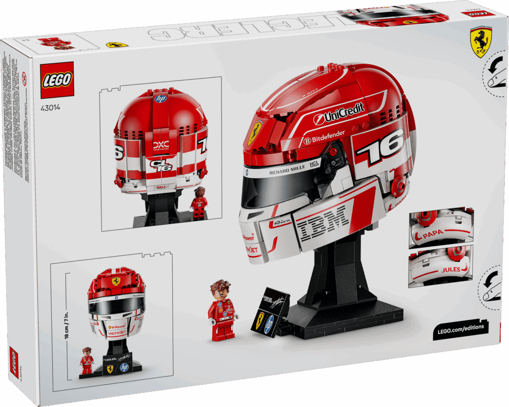 LEGO Editions 43014 Prilba Charles Leclerc zo Scuderia Ferrari HP