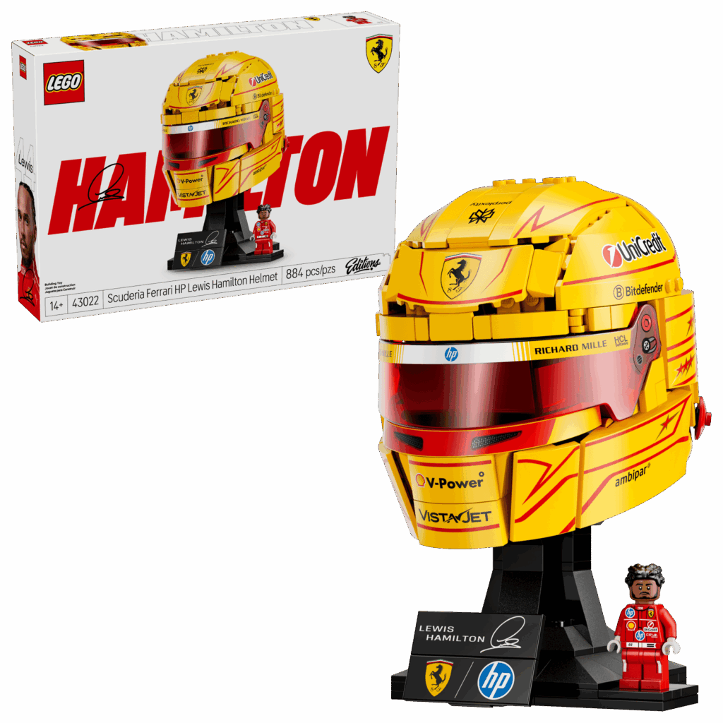 LEGO Editions 43022 Prilba Lewis Hamilton zo Scuderia Ferrari HP