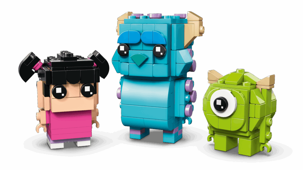 LEGO BrickHeadz 40861 Figúrky – Sulley, Mike a Boo