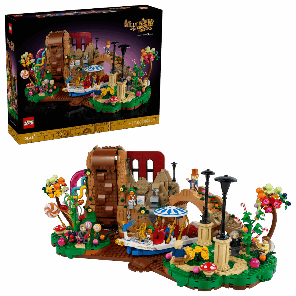 LEGO Ideas 21360 Willy Wonka a továreň na čokoládu