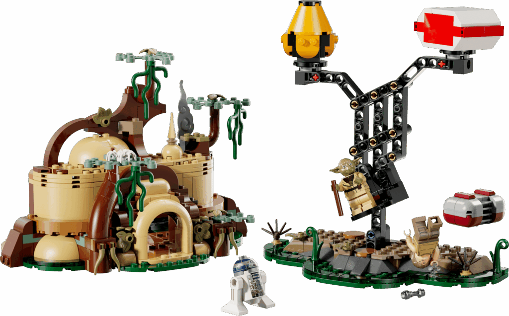 LEGO Star Wars 75422 SMART Play: Yodova chatrč a výcvik Jediov
