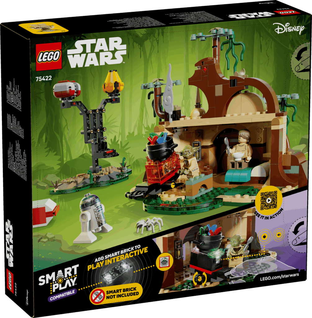 LEGO Star Wars 75422 SMART Play: Yodova chatrč a výcvik Jediov