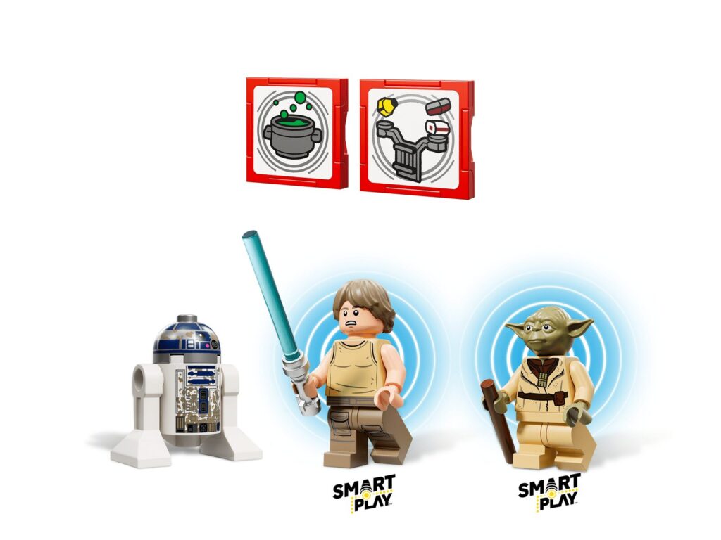 LEGO Star Wars 75422 SMART Play: Yodova chatrč a výcvik Jediov