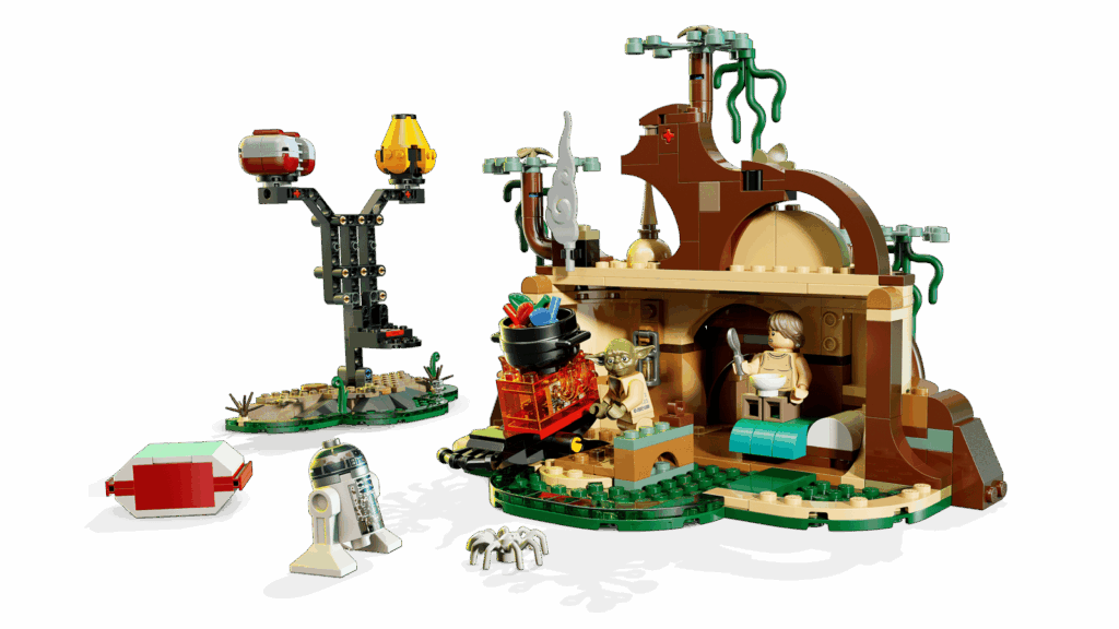 LEGO Star Wars 75422 SMART Play: Yodova chatrč a výcvik Jediov