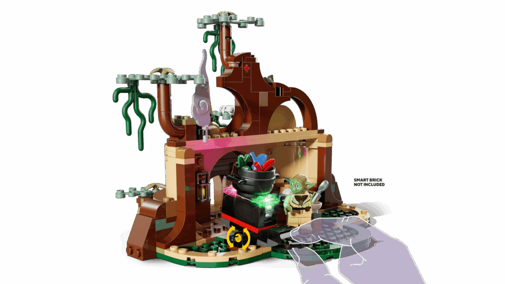 LEGO Star Wars 75422 SMART Play: Yodova chatrč a výcvik Jediov