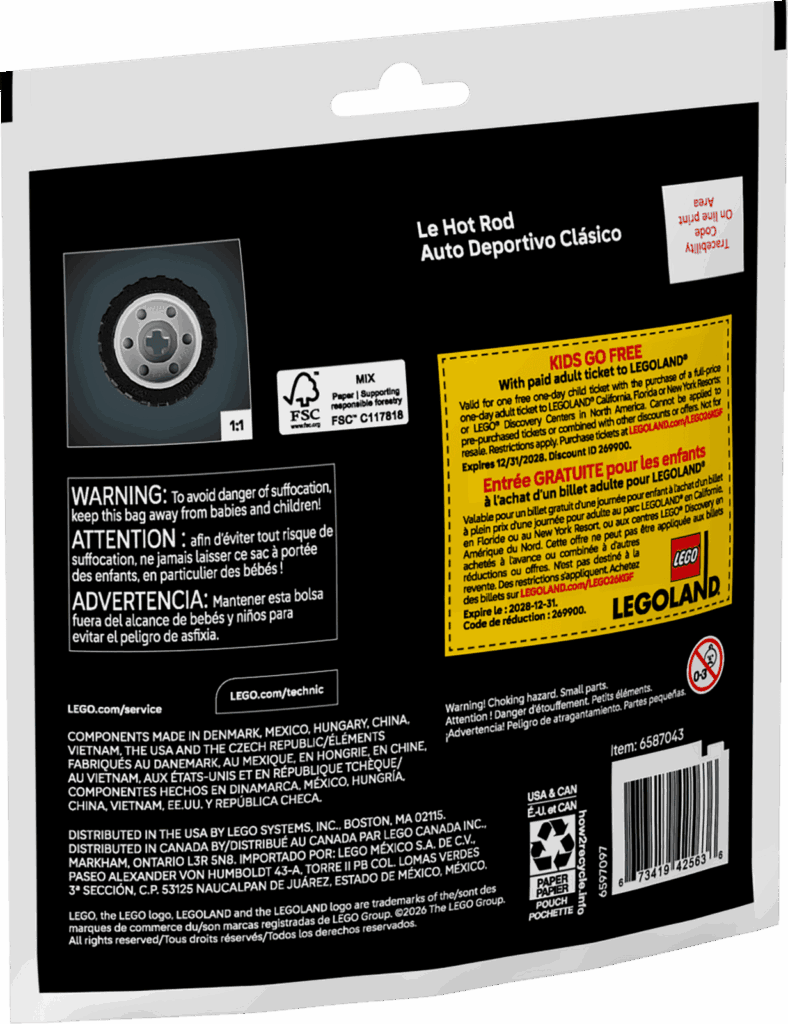 LEGO Technic 30735 Auto hot rod