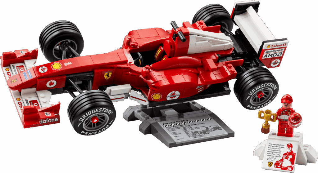 LEGO Icons 11375 Ferrari F2004 a Michael Schumacher