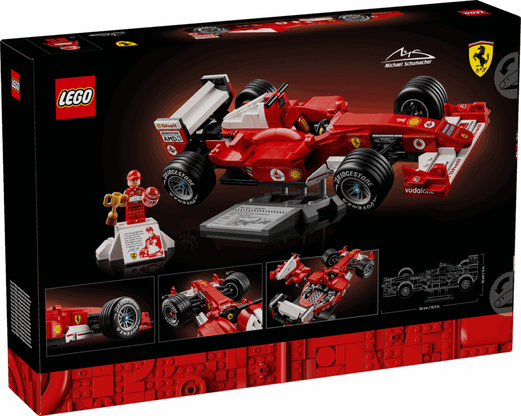 LEGO Icons 11375 Ferrari F2004 a Michael Schumacher