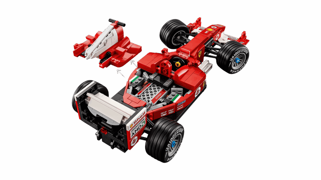 LEGO Icons 11375 Ferrari F2004 a Michael Schumacher