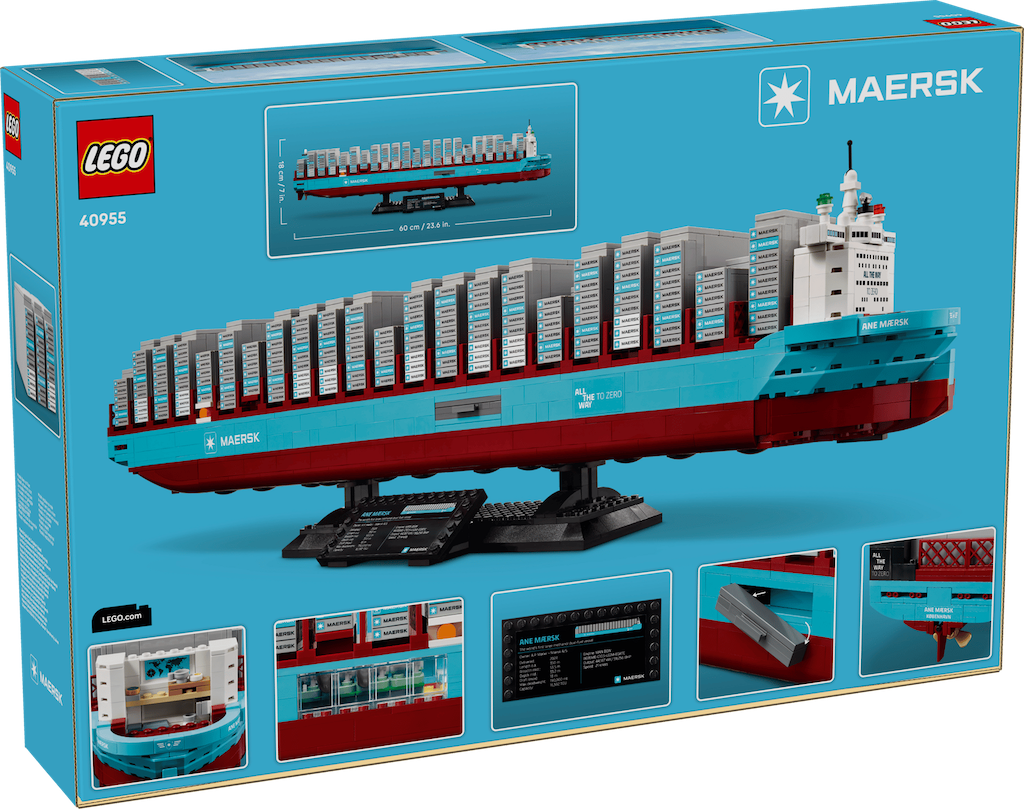 LEGO 40955 Dvojpalivové kontajnerové plavidlo Maersk