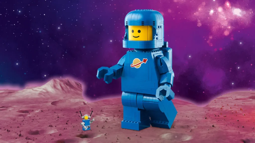 LEGO 40921 Minifigúrka: Zväčšený modrý astronaut