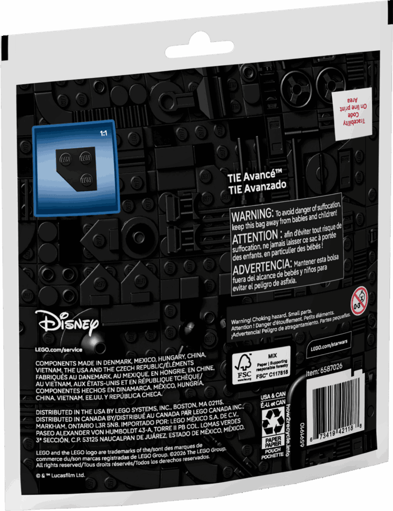 LEGO Star Wars 30727 Mini model TIE Advanced