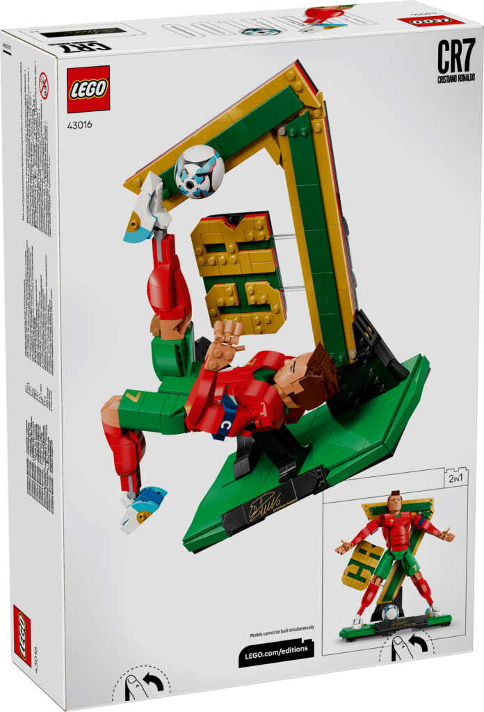 LEGO Editions 43016 Cristiano Ronaldo – Futbalová legenda