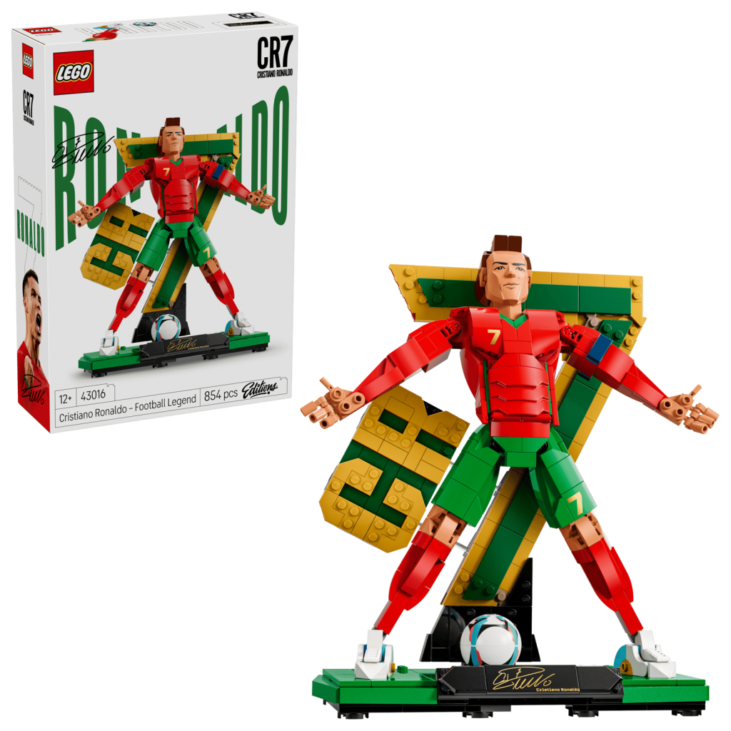 LEGO Editions 43016 Cristiano Ronaldo – Futbalová legenda