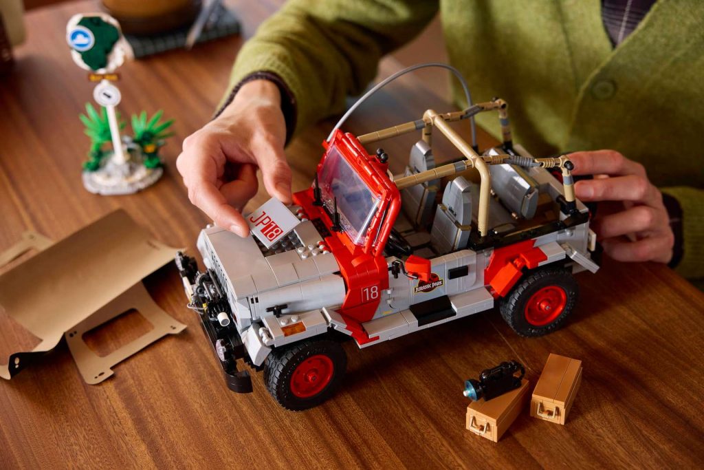 LEGO Jurský svet 77984 Jurassic Park Jeep Wrangler